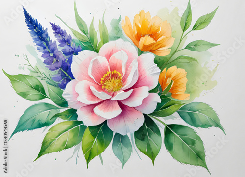 Petal Perfection in Artistic Style