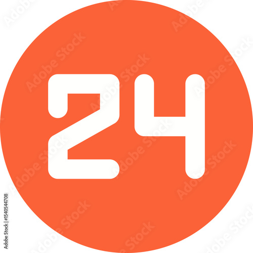 24 single icon vector illustration