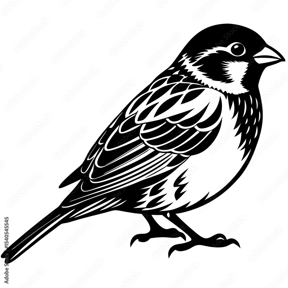Fototapeta premium bird on a branch of a tree