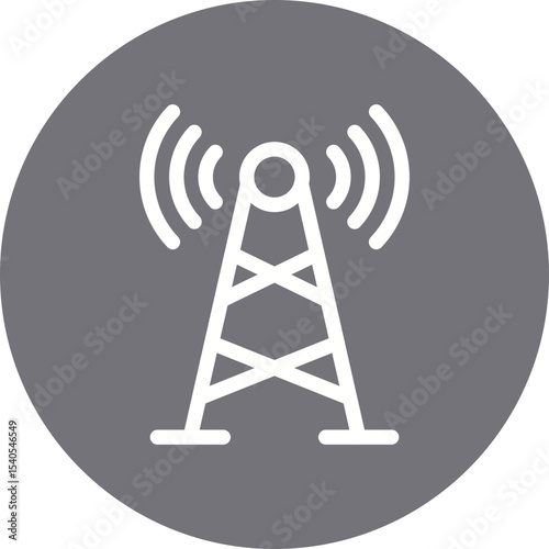 Signals single icon vector illustration
