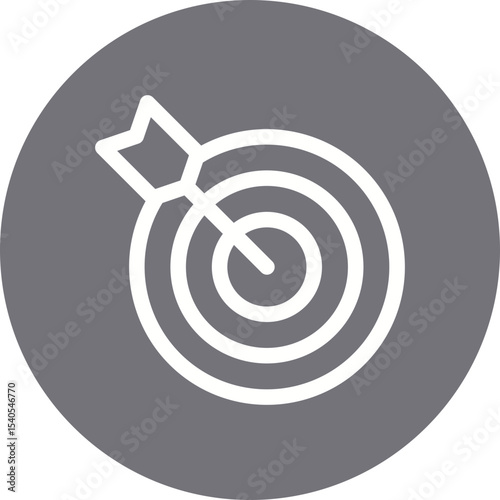 Target single icon vector illustration