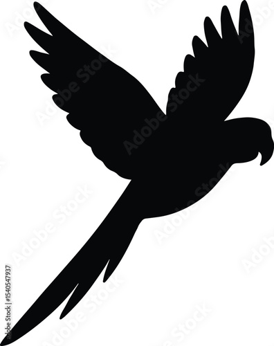 Silhouette of simple black background abstract vector illustration