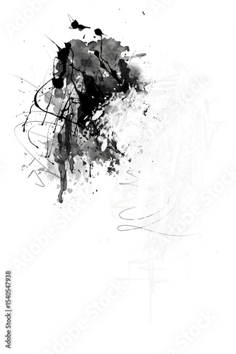 Watercolor Ink Splatters & Spray Paint Frames – Grunge Borders & Drips – Transparent PNG Shapes