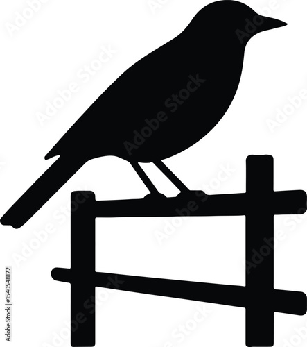Silhouette of simple black rectangle design vector illustration