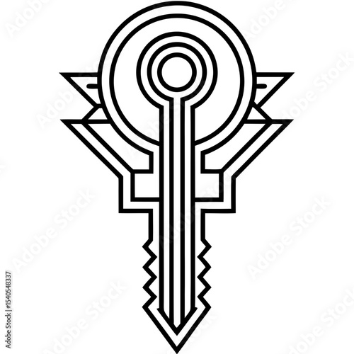 celtic cross vector