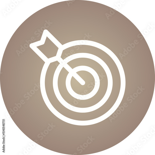 Target single icon vector illustration