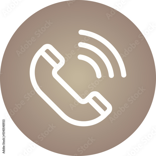 Call single icon vector illustration