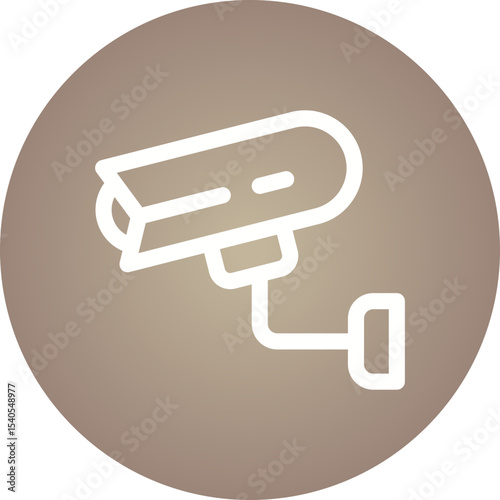 CCTV single icon vector illustration