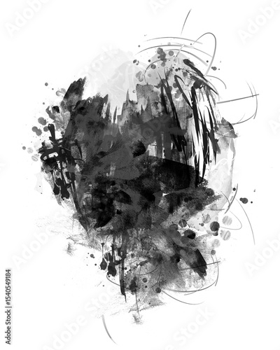 Watercolor Ink Splatters & Spray Paint Frames – Grunge Borders & Drips – Transparent PNG Shapes