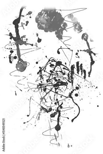 Watercolor Ink Splatters & Spray Paint Frames – Grunge Borders & Drips – Transparent PNG Shapes