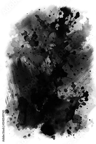 Watercolor Ink Splatters & Spray Paint Frames – Grunge Borders & Drips – Transparent PNG Shapes