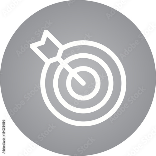 Target single icon vector illustration