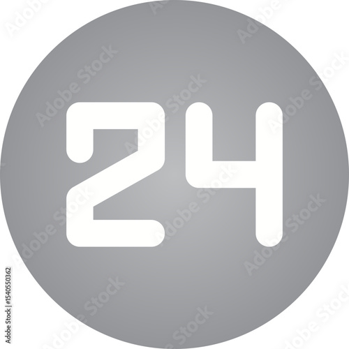 24 single icon vector illustration