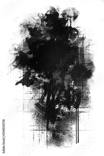 Watercolor Ink Splatters & Spray Paint Frames – Grunge Borders & Drips – Transparent PNG Shapes