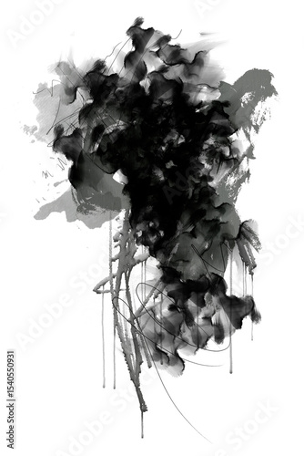 Watercolor Ink Splatters & Spray Paint Frames – Grunge Borders & Drips – Transparent PNG Shapes