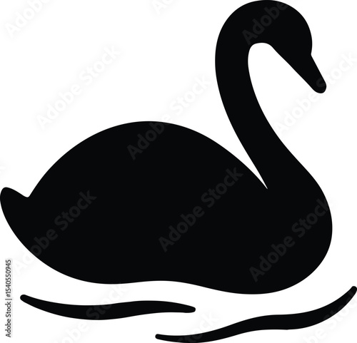 Silhouette simple black background illustration vector illustration