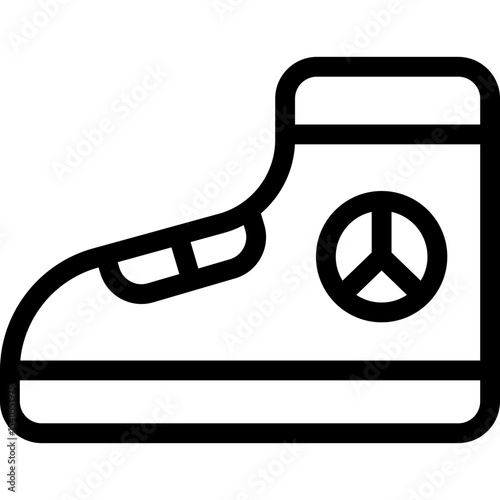Boot single icon vector illustration