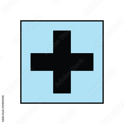 blue road sign