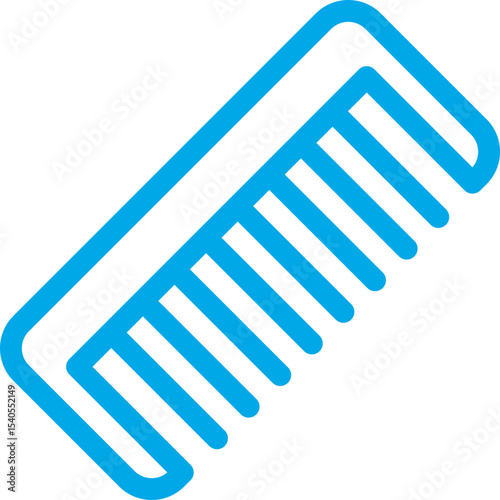 Comb single icon vector illustration