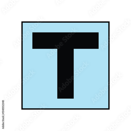 blue road sign