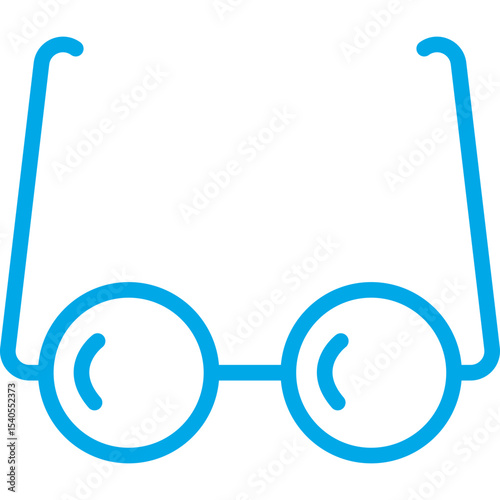 Glasses single icon vector illustration