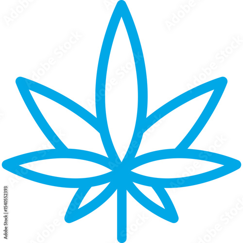 Marijuanna single icon vector illustration