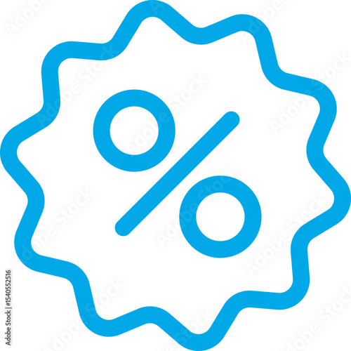 Percentage single icon vector illustration