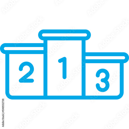 Standings single icon vector illustration