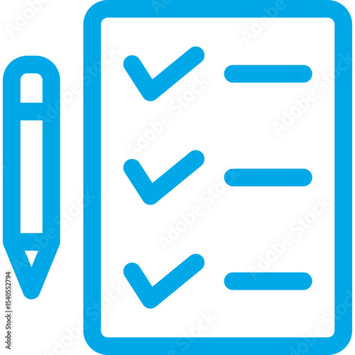 Todo list single icon vector illustration