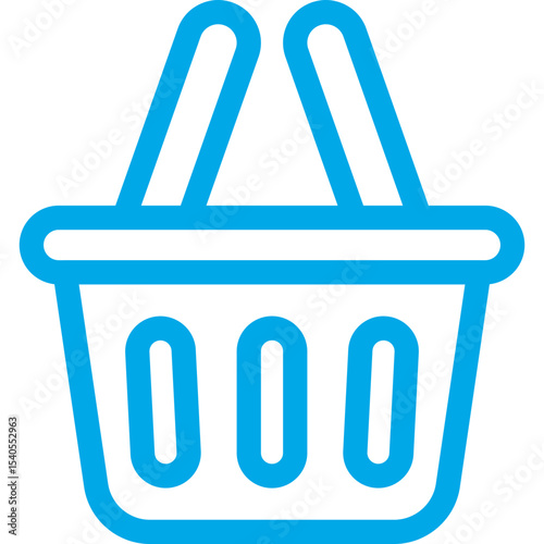 Basket single icon vector illustration