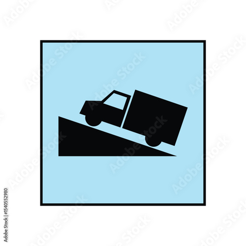 blue road sign