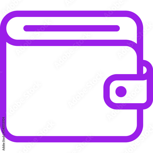 Wallet single icon vector illustration