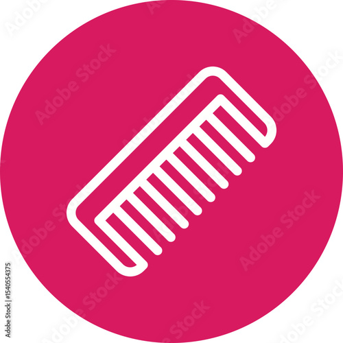 Comb single icon vector illustration