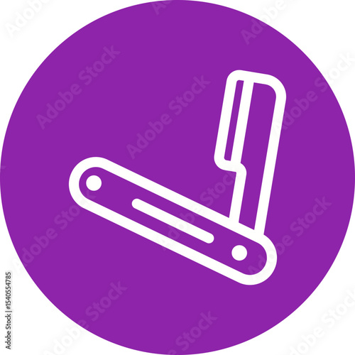 Razor single icon vector illustration
