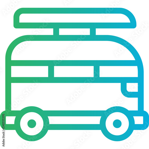 Car single icon vector illustration