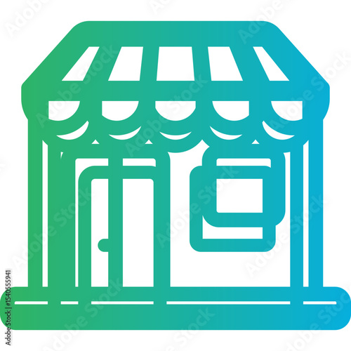 Shop single icon vector illustration