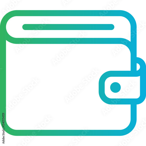 Wallet single icon vector illustration