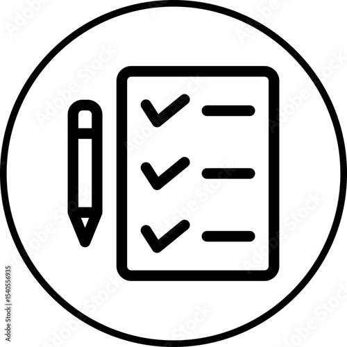 Todo list single icon vector illustration