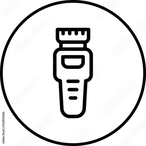 Trimmer single icon vector illustration