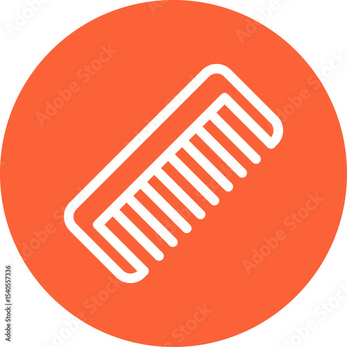 Comb single icon vector illustration