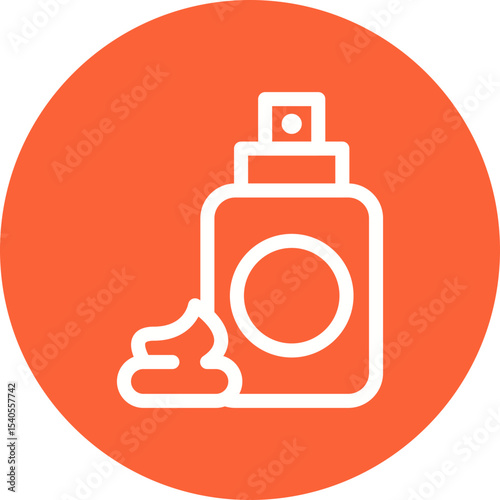 Perfume single icon vector illustration
