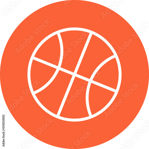 Ball single icon vector illustration