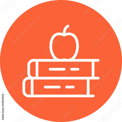 Books single icon vector illustration