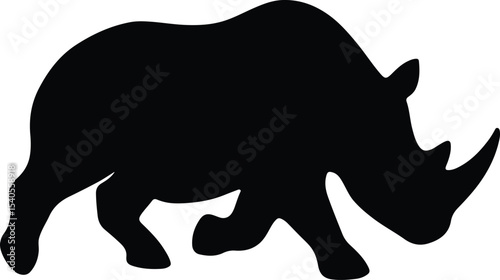 Silhouette solid black background simple blank shape vector illustration