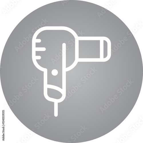 Drill single icon vector illustration