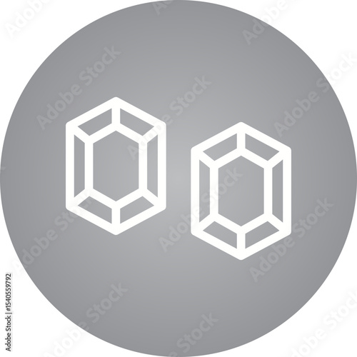 Stones single icon vector illustration