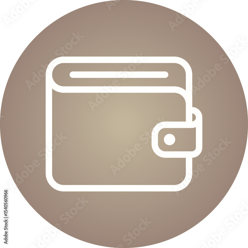 Wallet single icon vector illustration