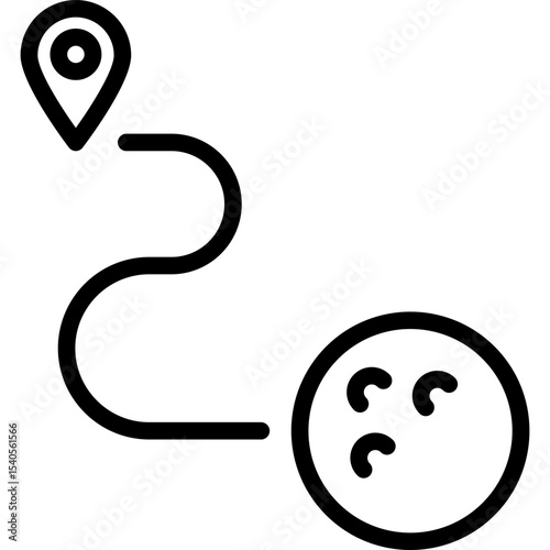 Moon single icon vector illustration