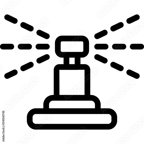 Siren single icon vector illustration