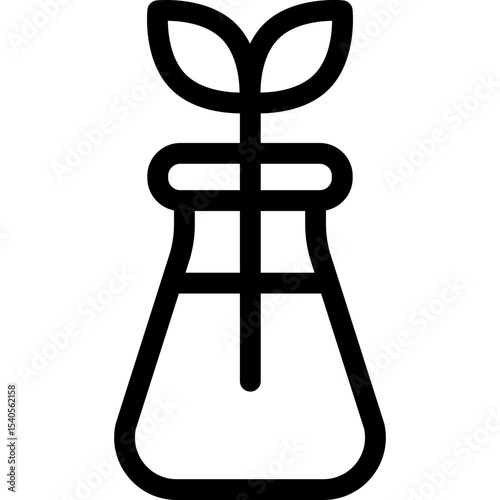 Chemical pant single icon vector illustration